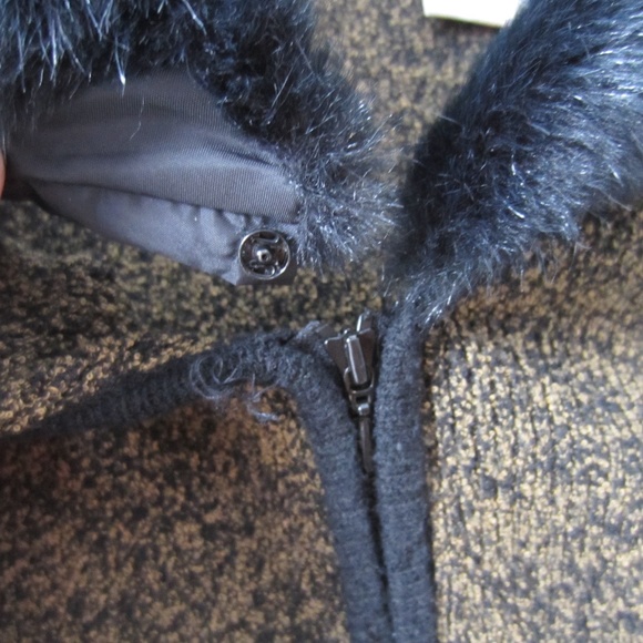 JESSICA M vintage Faux Fur Cardigan - Picture 13 of 14